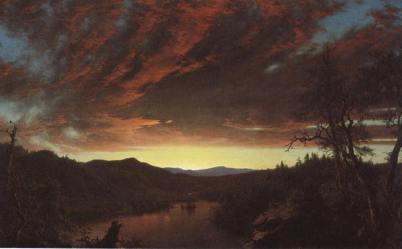 Frederic Edwin Church Wild twilight Germany oil painting art